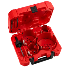 Milwaukee
        
        Hole Saw Kit - Milwaukee 8 PC BIG HAWG™ Carbide Teeth Plumber's Hole Saw Kit, 49-56-9285