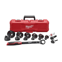 Milwaukee
        
        Knockout Kit w/ Ratchet - Milwaukee EXACT™ 1/2" to 2" Hand Ratchet Knockout Set, 49-16-2694