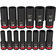 Milwaukee
        
        Socket Set - Milwaukee 14PCSHOCKWAVE Impact Duty™ 1/2" Drive Metric Deep 6 Point Socket Set, 49-66-7014