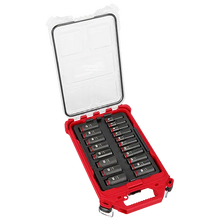 Milwaukee PACKOUT™
        
        Socket Set - Milwaukee SHOCKWAVE Impact Duty™ Socket 3/8” Dr 19PC MM PACKOUT Set, 49-66-6801