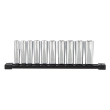 Milwaukee
        
        Socket Set - Milwaukee 10pc 3/8" Metric Deep Well Sockets with FOUR FLAT™ Sides, 48-22-9505