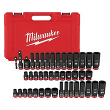 Milwaukee
        
        Socket Set - Milwaukee 43PC SHOCKWAVE Impact Duty™ 3/8" Drive SAE & Metric Deep 6 Point Socket Set, 49-66-7009