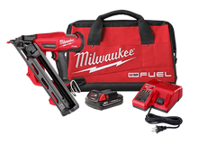 Milwaukee
        
        Finish Nailer Kit - Milwaukee M18 FUEL 15 Gauge Finish Nailer Kit, 2839-21CT