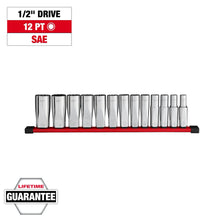 Milwaukee
        
        Socket Set - Milwaukee 13pc 1/2” Drive 12-Point Deep Well SAE or Metric Socket Set, 48-22-9424 / 48-22-9524