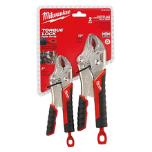 Milwaukee
        
        Pliers - Milwaukee 2PC Torque Lock Curved Jaw Locking Pliers Set, 48-22-3402