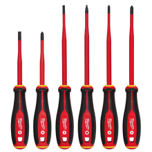 Milwaukee
        
        Screwdriver Set - Milwaukee 6pc 1000V Insulated Slim Tip Screwdriver Set, 48-22-2206