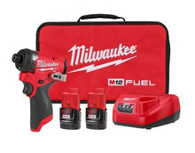 Milwaukee
        
        Impact Driver Kit - Milwaukee M12 FUEL™ 1/4" Hex Impact Driver Kit, 3453-22