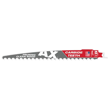 Milwaukee
        
        Blades - Milwaukee The AX with Carbide Teeth for Pruning Clean Wood SAWZALL Blades, Various Sizes