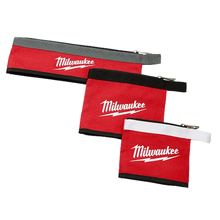 Milwaukee
        
        Tool Pouches - Milwaukee 3PC Multi-Size Zipper Pouches, 48-22-8183