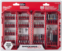 Milwaukee
        
        Bit Set - Milwaukee SHOCKWAVE Impact Duty™ Driver Bit Set - 80PC, 48-32-4094