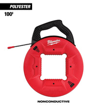 Milwaukee
        
        Fish Tape - Milwaukee 100' Non-Conductive Polyester Fish Tape, 48-22-4165