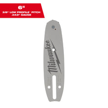 Milwaukee Outdoor
        
        Chainsaw Guide Bar - Milwaukee 6" 3/8" LOW PROFILE™ Pitch, .043" Gauge, 49-16-2733