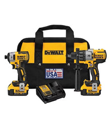 Stanley Black & Decker
        
        Hammer Drill - DeWALT® 20V MAX* Cordless Brushless XR® Hammer Drill and Impact Driver Combo Kit, DCK299M2