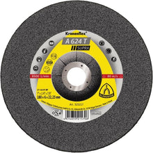 '- Klingspor
        
        Abrasive Disc - Klingspor A 624 T Supra - Kronenflex® grinding discs for Steel, Stainless steel, Castings, 325216
