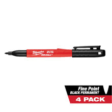 Milwaukee
        
        Marker - Milwaukee INKZALL™ Jobsite Black Fine Point Marker (Pack of 4), 48-22-3104