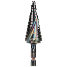 Klein Tools
        
        Step Drill Bit - Klein Tools Step Drill Bit, Quick Release, Spiral Flute, 3/16 to 7/8-Inch, QRST14