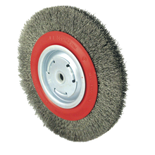 '- Jet Tools
        
        Abrasive Wheel - Jet Crimped Wire Wheel Brush - High Performance - 8 x 7/8" - Medium, 550142