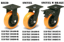 Tuff Grade
        
        Casters - Tuff Grade Orange Polyurethane